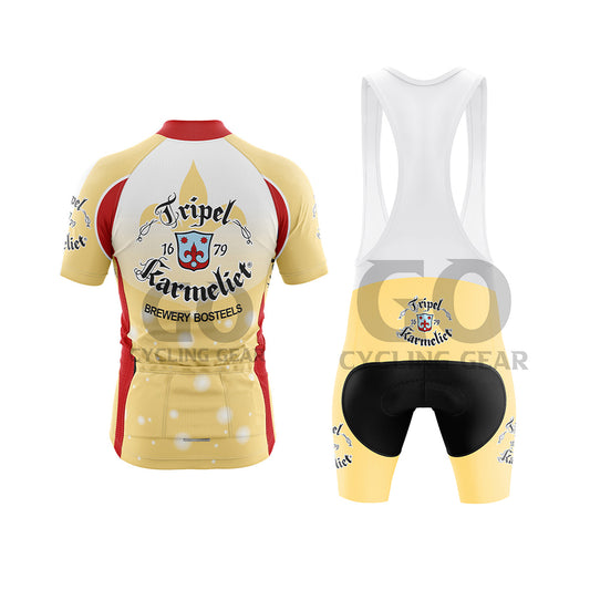 Tripel Karmeliet Beer Men's Cycling Kits-Yellow