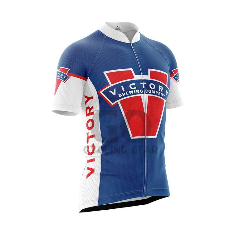 Victory Beer Men Short Sleeve Cycling Jersey