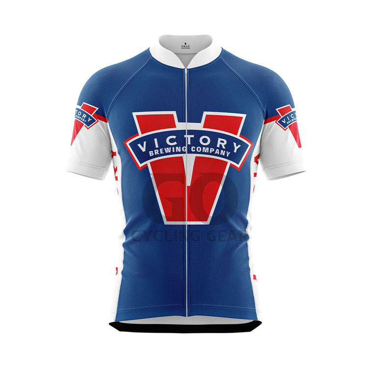 Victory Beer Men Short Sleeve Cycling Jersey