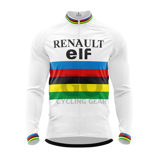 World Champion Elf Reanult Long Sleeve Cycling Jersey