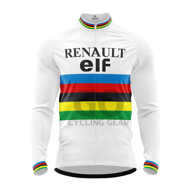 World Champion Elf Reanult Long Sleeve Cycling Jersey