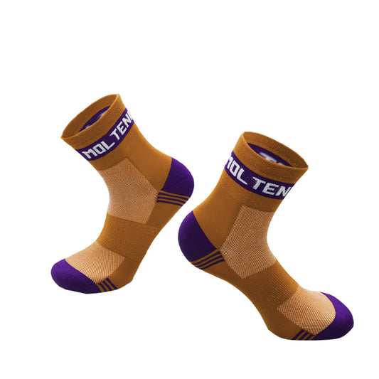 Brown Molteni Cycling Socks Mid Length