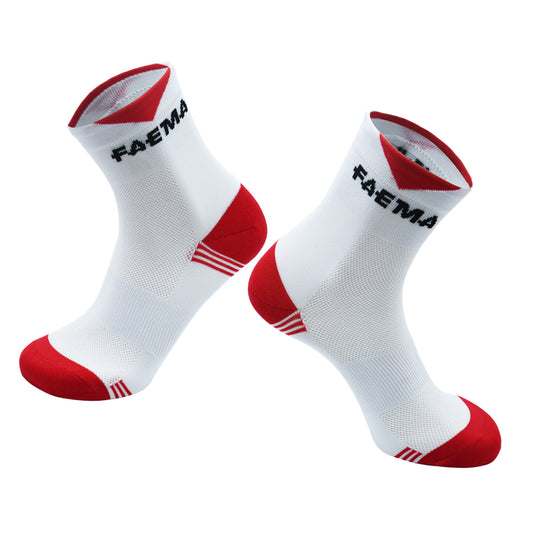 FAEMA Team Chaussettes de cyclisme mi-longues