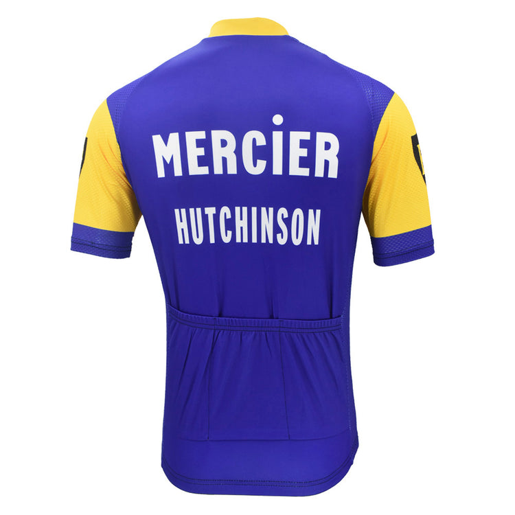 Mercier Retro Hutchinson Radtrikot für Herren, kurzärmelig