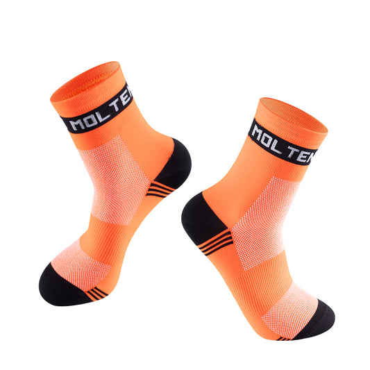 Molteni Cycling Socks Team Mid Length Retro Bicycle Details