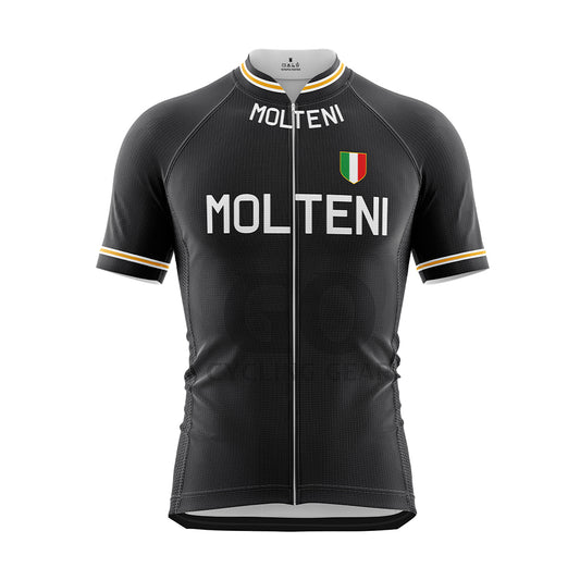 Molteni Arcore Retro Trikot Schwarz