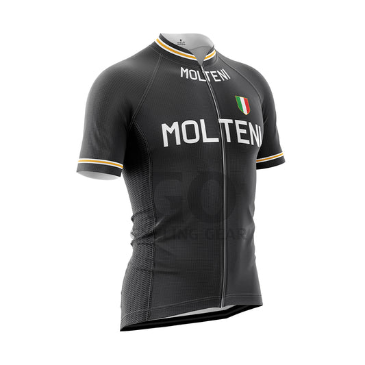 Molteni Arcore Retro Trikot Schwarz