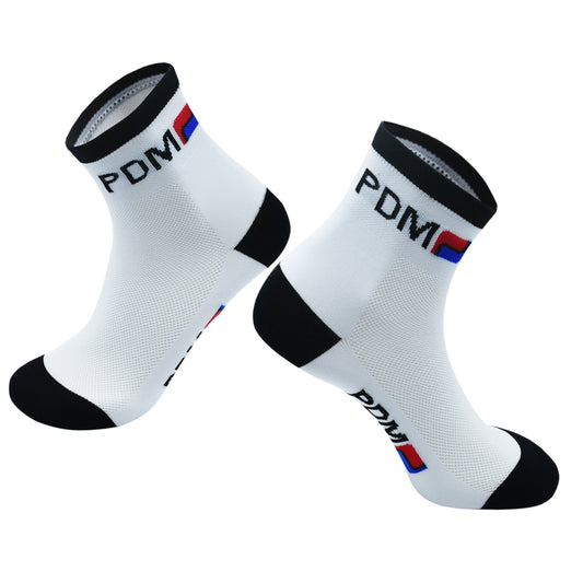 PDM – chaussettes de cyclisme pour équipe, mi-longues, rétro