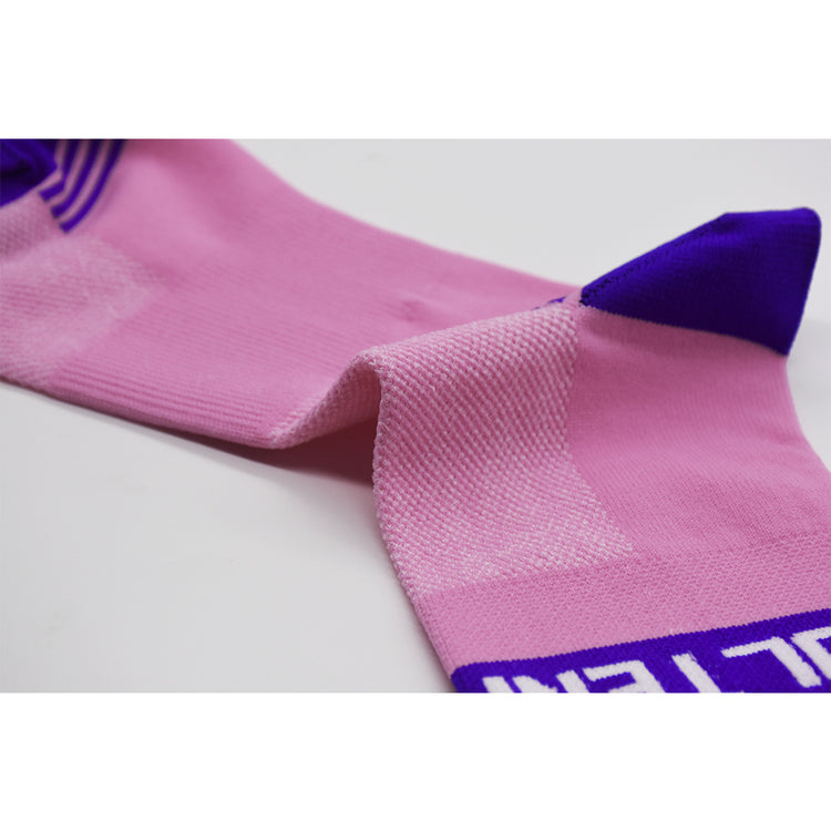 Pink Molteni Cycling Socks Mid Length