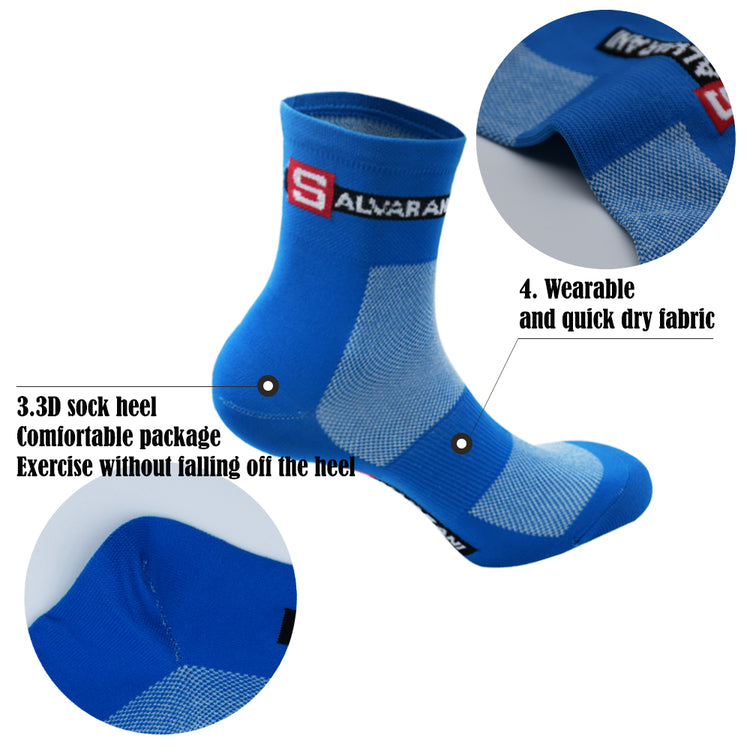 SALVARANI Chaussettes de cyclisme rétro mi-longues