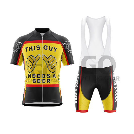 This Guy Need A Beer Men's Cycling Kits