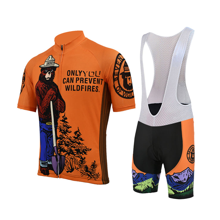 Smoke Bear Cycling Jersey&Bib Pants