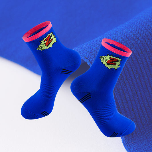 Team Z Retro-Fahrradsocken, mittellang