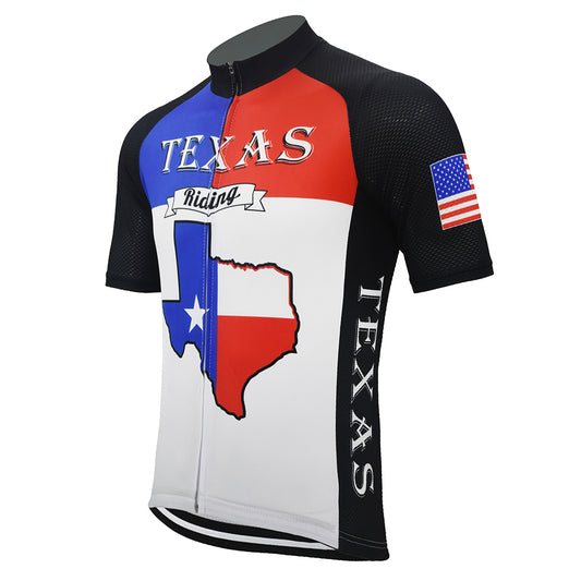 Texas Cycling Jersey Kurzarm Fahrradbekleidung