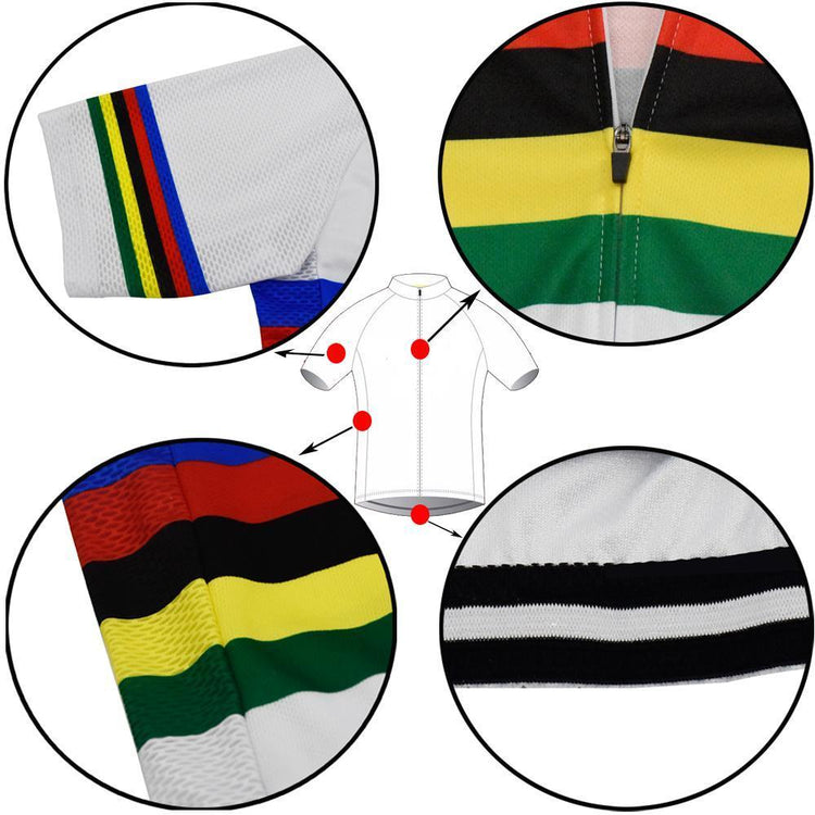 Colorado cycling jersey short sleeve bike wear