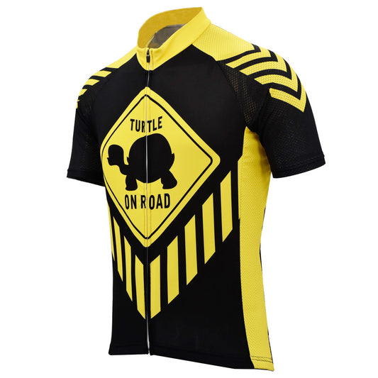 Turtle On Road Cycling Jersey Short Sleeve Bike Wear