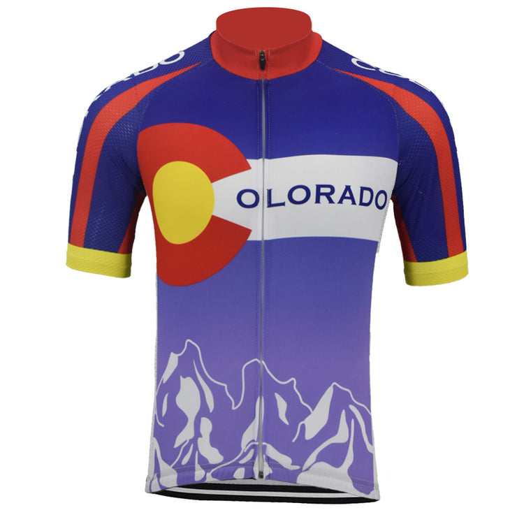 Maillot de cyclisme Colorado, vêtements de vélo à manches courtes